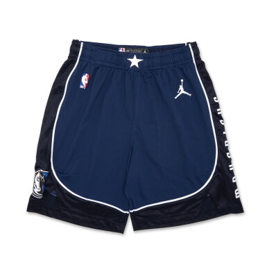 View full screen - View 1 of Lot 98. Olivier-Maxence Prosper Dallas Mavericks 2024 NBA Finals Game Worn Statement Edition Shorts | Game 3 .