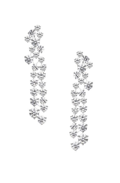 View full screen - View 1 of Lot 50. GRAFF | PAIR OF DIAMOND 'GALAXY' PENDANT-EARCLIPS 格拉夫 | 鑽石「Galaxy」吊耳環一對.