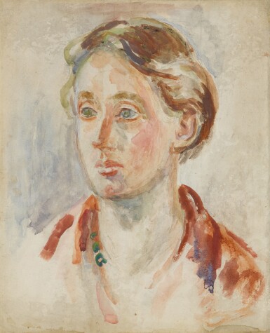 View full screen - View 1 of Lot 214. Portrait of Virginia Woolf.
