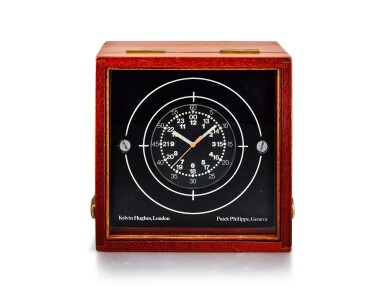 View full screen - View 1 of Lot 8060. Patek Philippe for Kelvin Hughes | A wooden deck clock, Circa 1970 | 百達翡麗為 Kelvin Hughes | 而製 木製船鐘,約1970年製.
