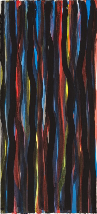 View full screen - View 1 of Lot 621. Untitled (Vertical Brushstrokes).