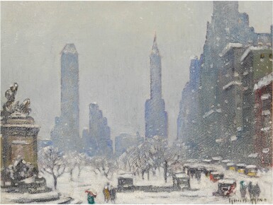 View full screen - View 1 of Lot 21. Central Park Skyline.