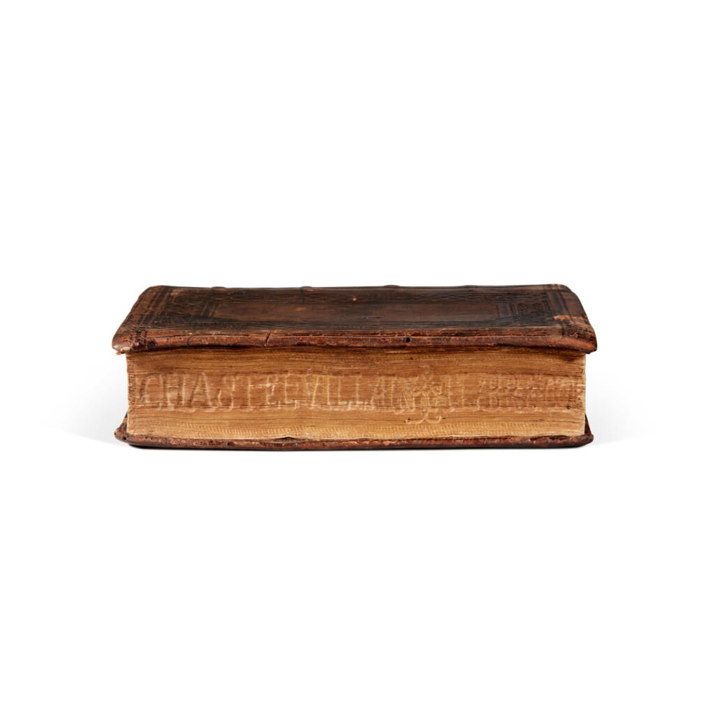View full screen - View 1 of Lot 1049. Castellesi, De sermone Latino, Cologne, 1524, French brown calf.