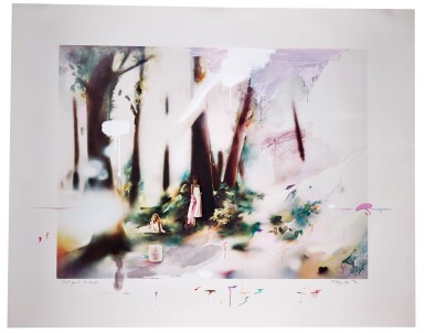 View full screen - View 1 of Lot 259. Soft pink landscape (L. 115).
