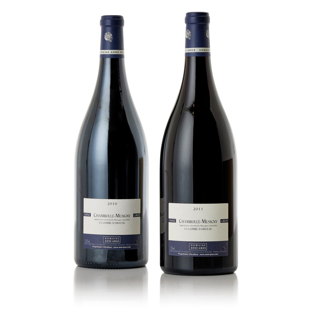 View full screen - View 1 of Lot 8689. Chambolle Musigny, La Combe d'Orveaux, Anne Gros "Vertical" (2 MAG).
