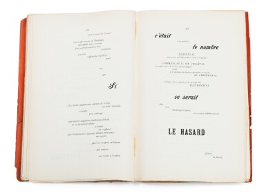 View full screen - View 1 of Lot 110. Un coup de dés... Cosmopolis, mai 1897. Edition pré-originale du poème. Rare exemplaire broché.