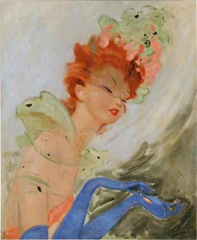 View full screen - View 1 of Lot 159. Lady with Red Hair.