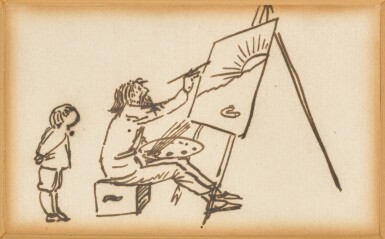 View full screen - View 1 of Lot 17. A Self Caricature.