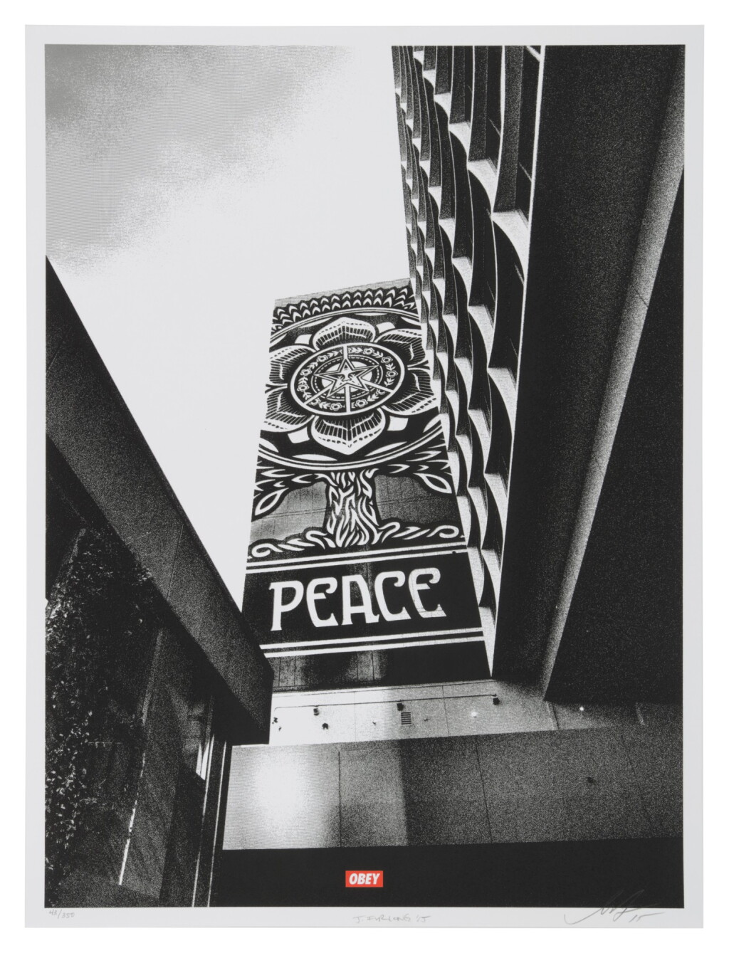 View full screen - View 1 of Lot 5. COVERT TO OVERT: PEACE TREE SILVER EDITION.