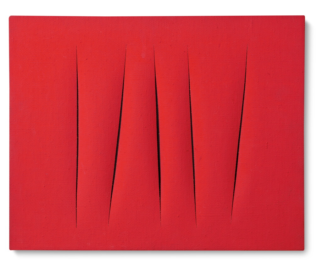 View full screen - View 1 of Lot 119. LUCIO FONTANA | CONCETTO SPAZIALE, ATTESE.