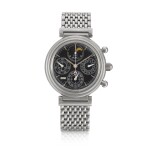 Da Vinci, Ref. 3750 Stainless Steel Perpetual Calendar Chronograph Wristwatch With Bracelet Circa 1995