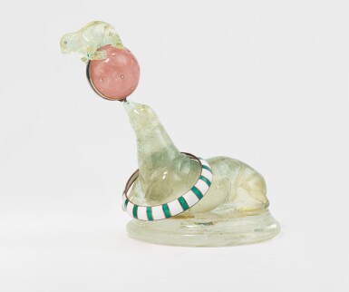 View full screen - View 1 of Lot 40. Smokey Quartz and Diamonds Seal.