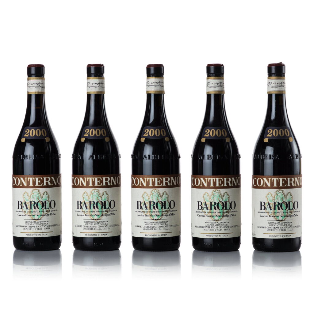 View full screen - View 1 of Lot 436. Barolo, Cascina Francia 2000 Giacomo Conterno (5 BT).