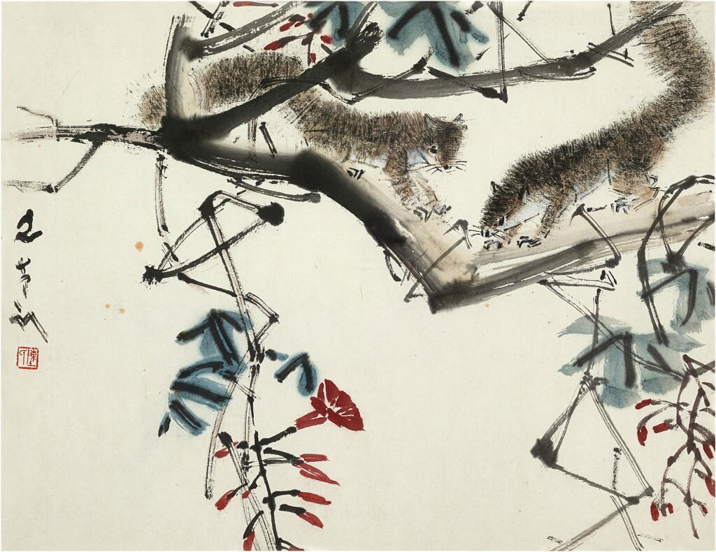 View full screen - View 1 of Lot 4585. Squirrels | 松鼠.