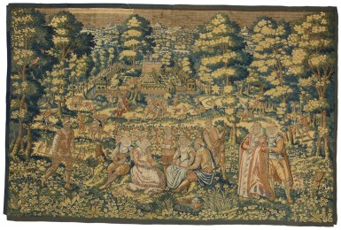 View full screen - View 1 of Lot 33. A GAME PARK TAPESTRY, SOUTHERN NETHERLANDS, PROBABLY BRUSSELS, LATE 16TH/EARLY 17TH CENTURY.