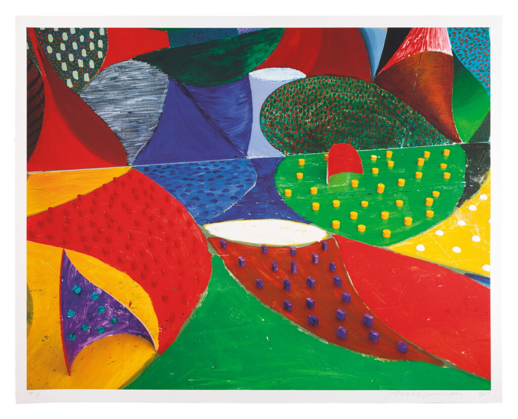 View full screen - View 1 of Lot 52. DAVID HOCKNEY | FIFTH DETAIL SNAILS SPACE MARCH 27TH 1995 (M.C.A.T. 358).
