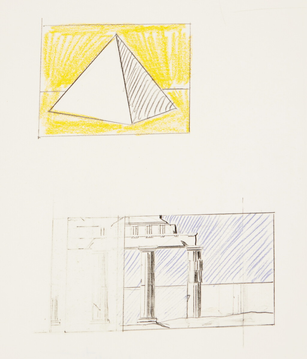 View full screen - View 1 of Lot 15. Pyramid and Temple (Studies).