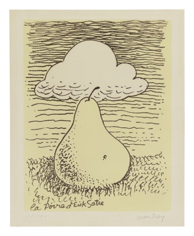 View full screen - View 1 of Lot 66. MAN RAY | LA POIRE D'ERIK SATIE (ANSELMINO 45).