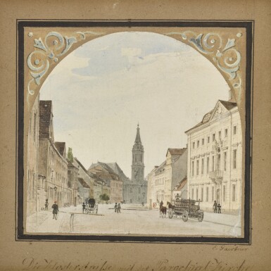 View full screen - View 1 of Lot 44. Die Klosterstrasse mit Parochialkirche (Klosterstrasse with the Parochialkirche).