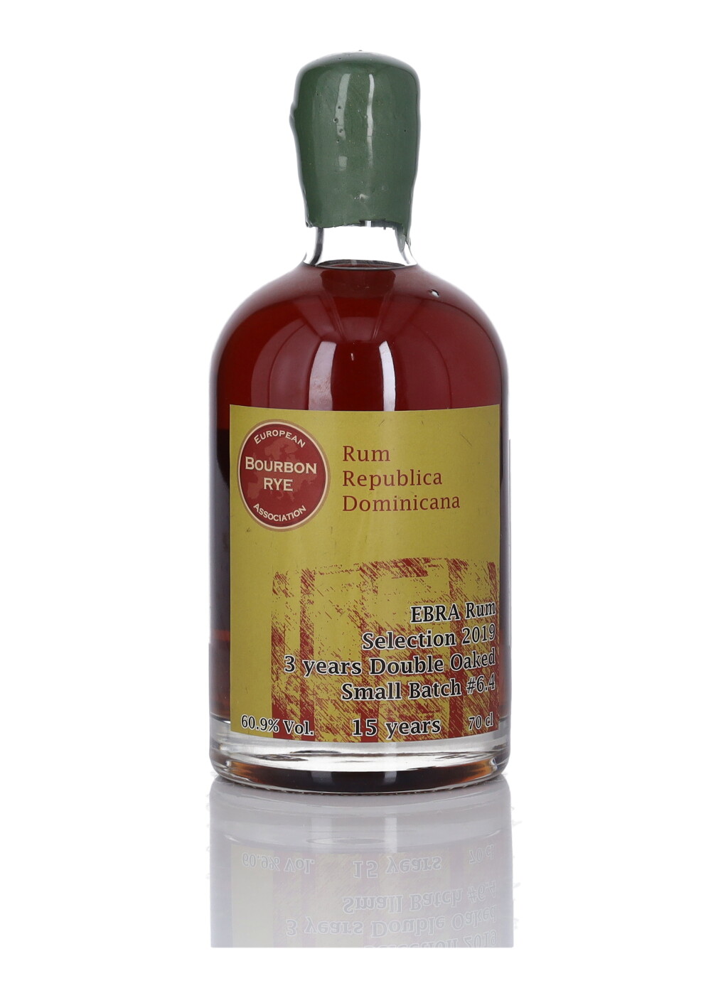 View full screen - View 1 of Lot 161. EBRA Selection #6.4 15 Year Old Rum 121.8 Proof 2003 (1 BT 70cl).