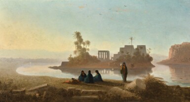 View full screen - View 1 of Lot 30. CHARLES-THÉODORE FRÈRE | THE TEMPLE OF PHILAE.