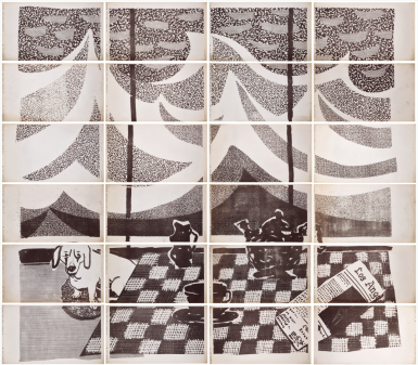 View full screen - View 1 of Lot 110. Breakfast with Stanley in Malibu, Aug. 23, 1989.