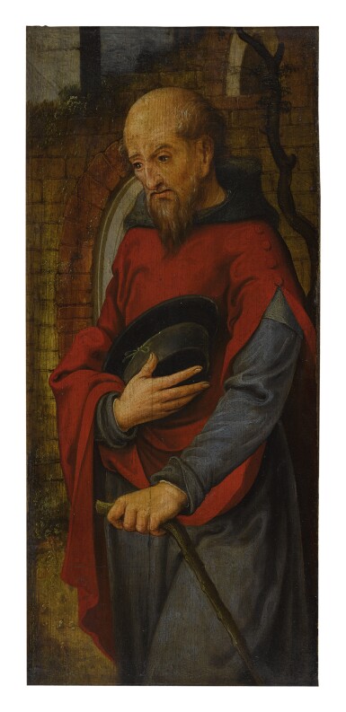 View full screen - View 1 of Lot 1002. MASTER OF THE ADULTEROUS WOMAN OF GHENT | SAINT JOSEPH.