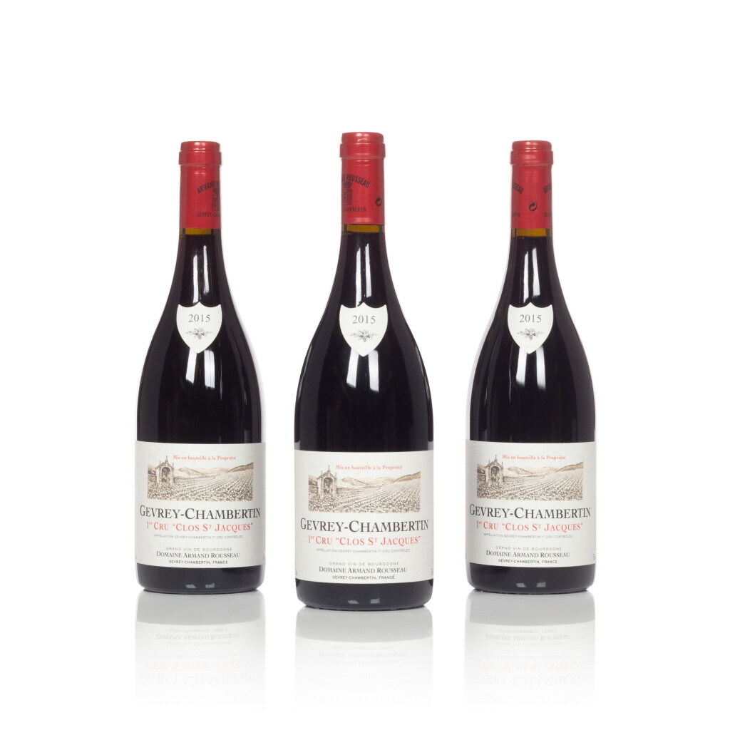 View full screen - View 1 of Lot 8048. Gevrey Chambertin, Clos St. Jacques 2015 Domaine Armand Rousseau (3 BT).