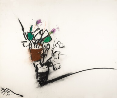 View full screen - View 1 of Lot 28. MANOUCHER YEKTAI | STILL LIFE WITH FLOWERS.