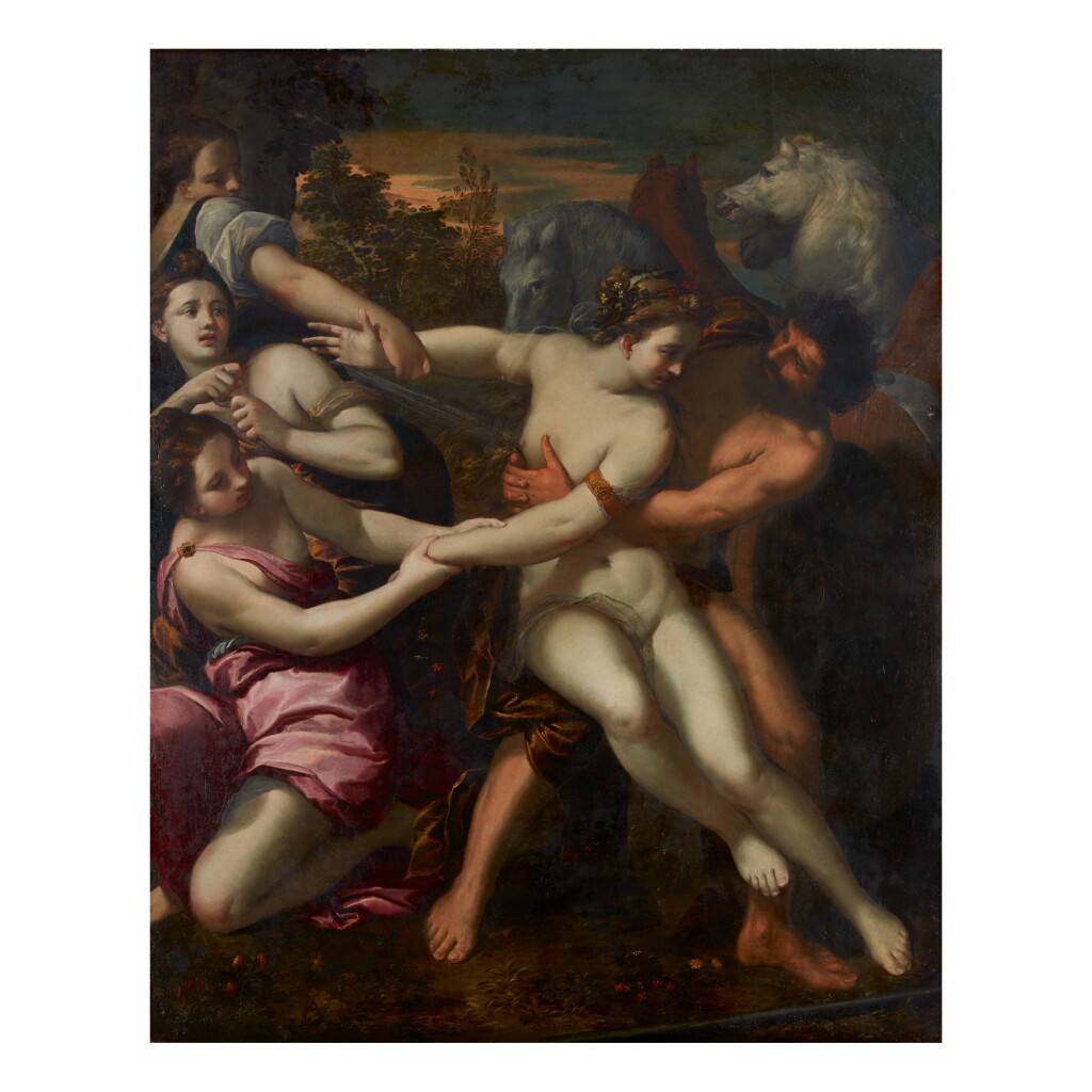 View full screen - View 1 of Lot 146. IPPOLITO SCARSELLA, CALLED SCARSELLINO | ABDUCTION OF PERSEPHONE.