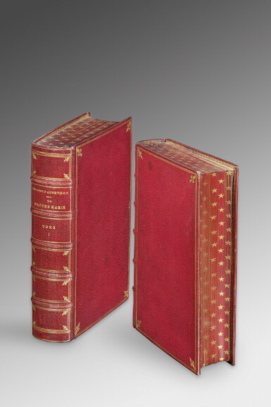 View full screen - View 1 of Lot 10. BARBEY D'AUREVILLY. Un prêtre marié. 1865. Sur Hollande, ex. de l'auteur, semé d'étoiles sur tranches.