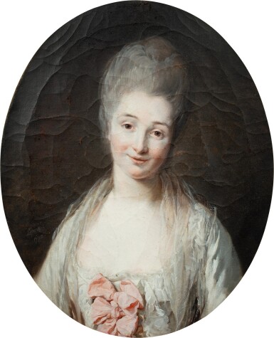 View full screen - View 1 of Lot 187. Portrait of a Lady | Portrait de femme.