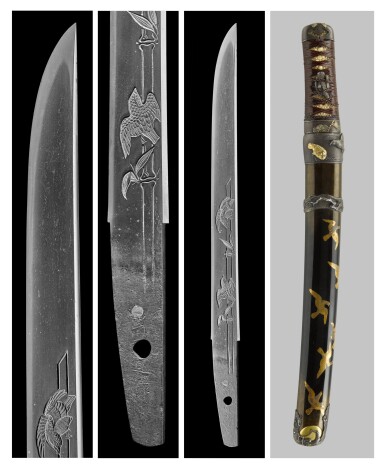 View full screen - View 1 of Lot 42. A fine tanto | Edo - Meiji period, 19th century.