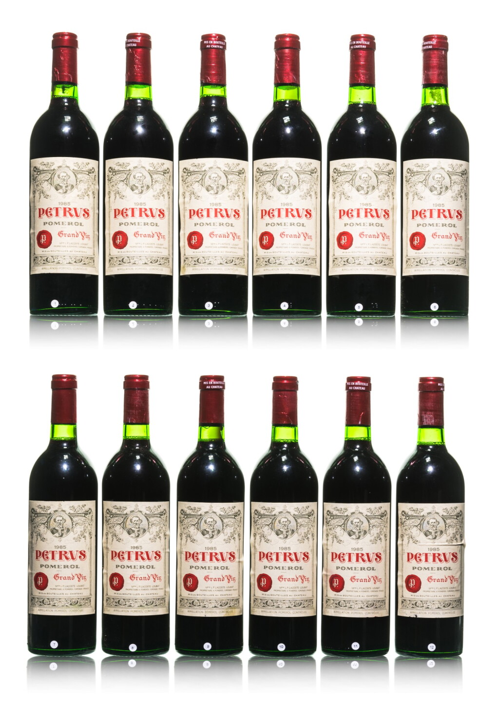 View full screen - View 1 of Lot 62. Petrus 1985 (12 BT).