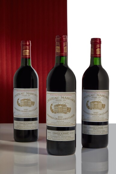 View full screen - View 1 of Lot 1033. Château Margaux 1990 (3 BT).