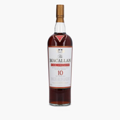 View full screen - View 1 of Lot 2004. The Macallan 10 Year Old Cask Strength 58.6 abv NV (1 Bottle Litre).