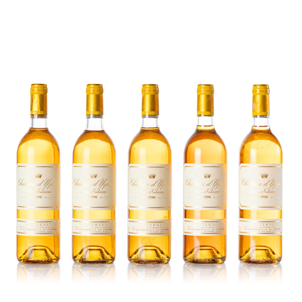 View full screen - View 1 of Lot 228. Château d'Yquem 1990 (5 BT).