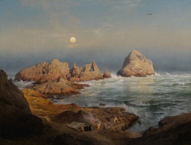 View full screen - View 1 of Lot 48. HERMAN HERZOG | FISHERMAN'S BAY, SOUTH FARALLON ISLAND.