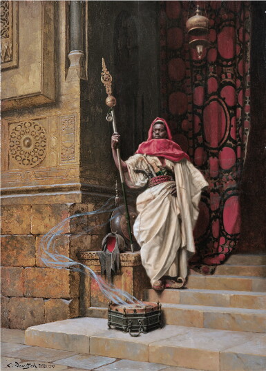 View full screen - View 1 of Lot 35. LUDWIG DEUTSCH | THE GUARD.