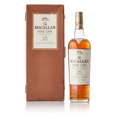 View full screen - View 1 of Lot 6032. The Macallan 25 Year Old Fine Oak 43.0 abv NV (1 BT70).