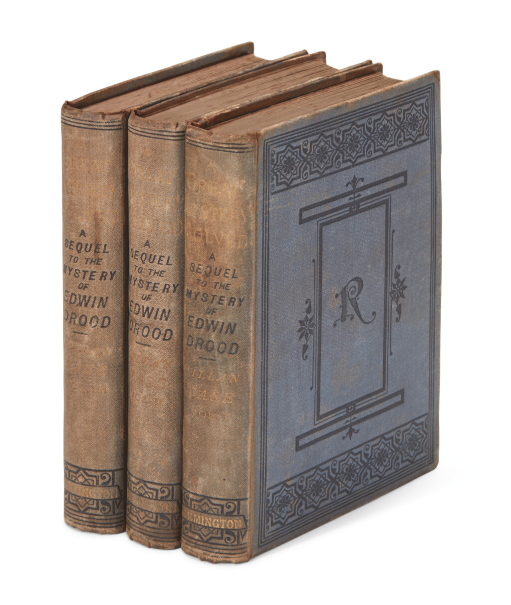 View full screen - View 1 of Lot 219. Vase, A Great Mystery Solved: Being A Sequel to the Mystery of Edwin Drood, 1878, first edition.