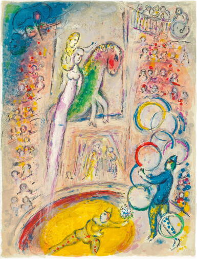 View full screen - View 1 of Lot 31. MARC CHAGALL | LE CIRQUE: ONE PLATE (M. 500; C. BKS. 68).