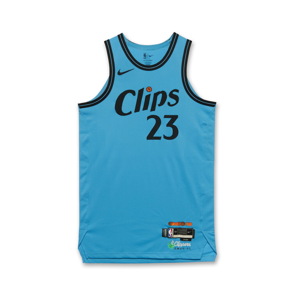 View full screen - View 1 of Lot 138. Kai Jones Los Angeles Clippers 2024-2025 Game Issued City Edition Jersey .