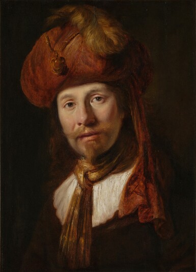 View full screen - View 1 of Lot 14. Portrait of a Man Wearing a Turban.