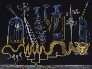 View full screen - View 1 of Lot 253. Cadavre exquis.