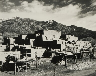 View full screen - View 1 of Lot 1032. Taos Pueblo, South House.