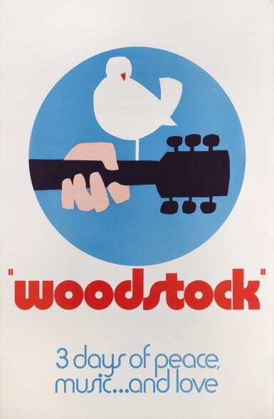 View full screen - View 1 of Lot 173. Woodstock (1970), style C poster, US.