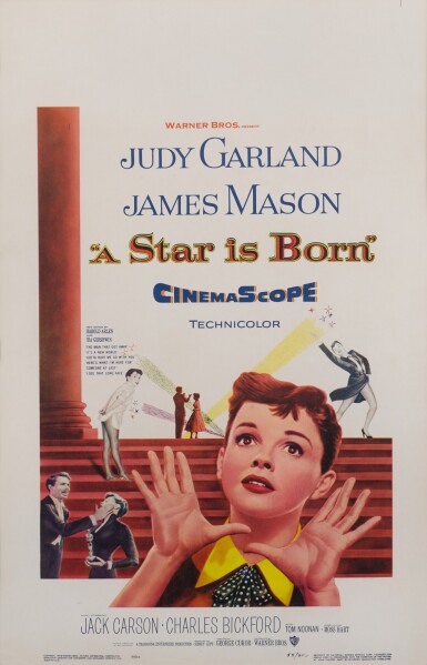 View full screen - View 1 of Lot 54. A STAR IS BORN (1954) POSTER, US.