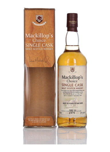 View full screen - View 1 of Lot 164. Caol Ila Mackillop's Choice Single Cask 26 Year Old 43.0 abv 1979 (1 BT 75cl).