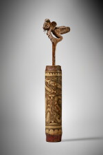 Iatmul Limestick and Container, Middle Sepik River, East Sepik Province, Papua New Guinea